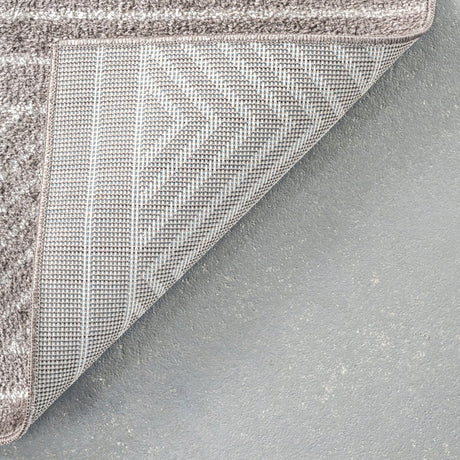 AreaRugs.com Machine Washable Wavaj Nwa1271B Gray Rug - AreaRugs.com - nwa1271b - 610