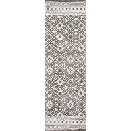 AreaRugs.com Machine Washable Wavaj Nwa1271B Gray Rug - AreaRugs.com - nwa1271b - 610