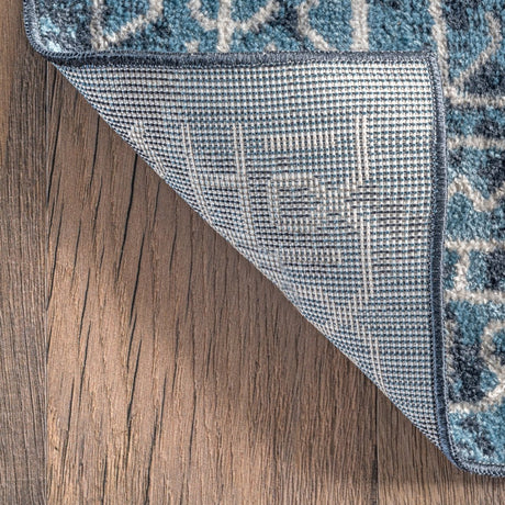 AreaRugs.com Machine Washable Wavaj Nwa1272A Blue Rug - AreaRugs.com - nwa1272a - 610