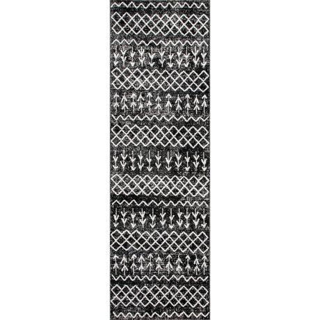 AreaRugs.com Machine Washable Wavaj Nwa1275B Gray Rug - AreaRugs.com - nwa1275b - 610