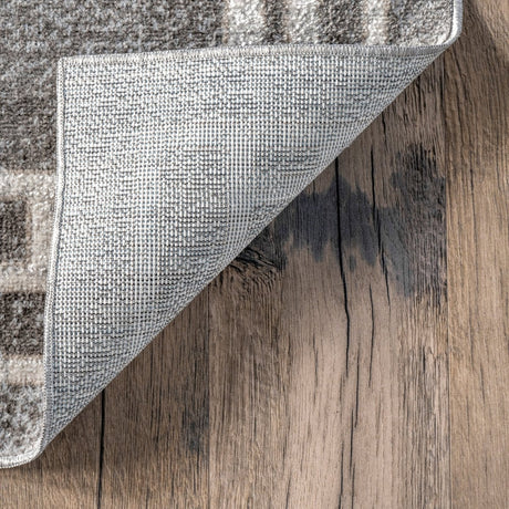 AreaRugs.com Machine Washable Wavaj Nwa1276A Gray Rug - AreaRugs.com - nwa1276a - 610