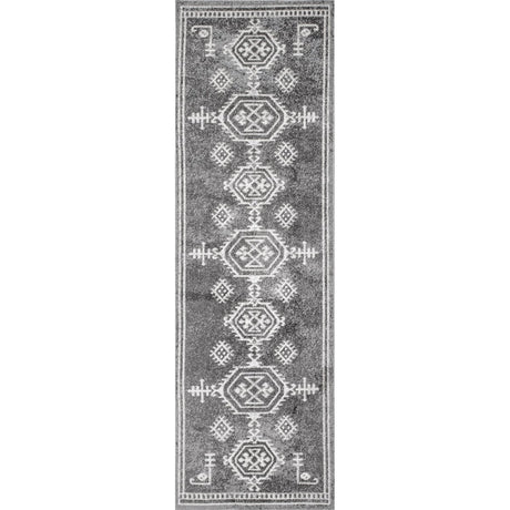 AreaRugs.com Machine Washable Wavaj Nwa1276A Gray Rug - AreaRugs.com - nwa1276a - 610