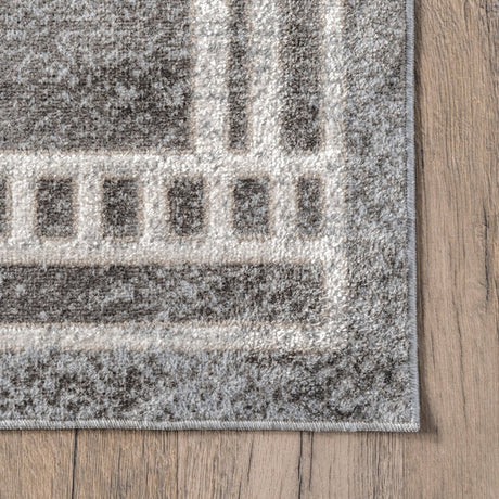 AreaRugs.com Machine Washable Wavaj Nwa1276A Gray Rug - AreaRugs.com - nwa1276a - 610