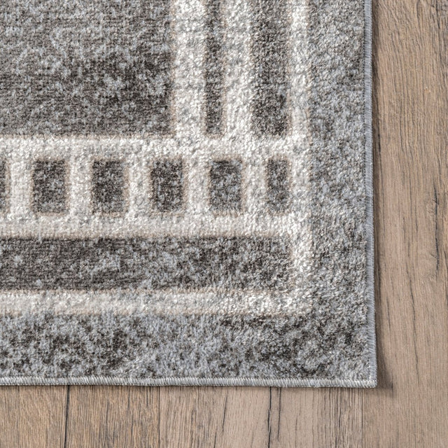 AreaRugs.com Machine Washable Wavaj Nwa1276A Gray Rug.