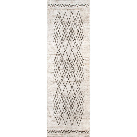 AreaRugs.com Machine Washable Wavaj Nwa1281A Beige Rug - AreaRugs.com - nwa1281a - 610