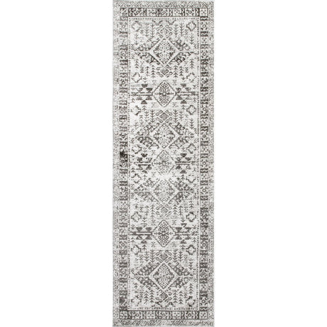 AreaRugs.com Machine Washable Wavaj Nwa1284A Gray Rug - AreaRugs.com - nwa1284a - 610