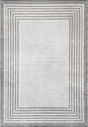 AreaRugs.com Machine Washable Wavaj Nwa1286A Gray Rug.