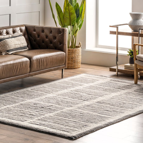 AreaRugs.com Machine Washable Wavaj Nwa1292A Ivory Rug - AreaRugs.com - nwa1292a - 610