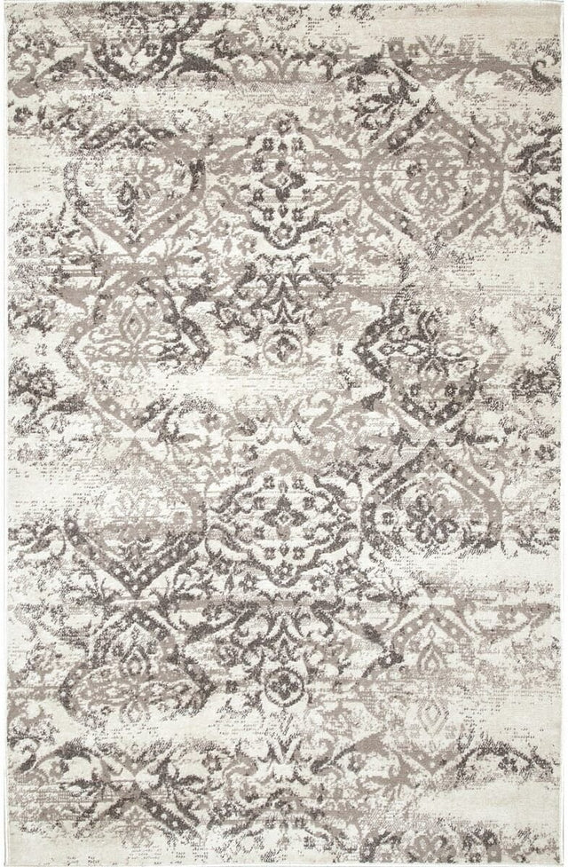 AreaRugs.com Nakra Fdxr60T Gray Rugs - AreaRugs.com - 152313140f1e0h