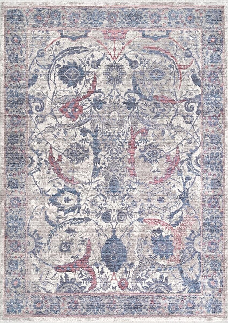 AreaRugs.com Nakra Ggir24I Blue Rugs.