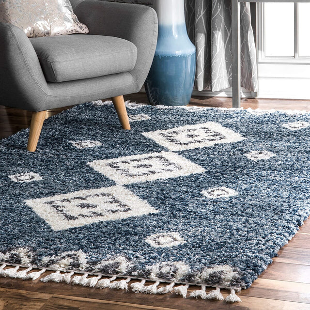 AreaRugs.com Nakra Ggsq62I Blue Rugs.