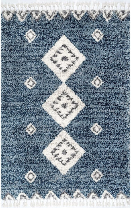 AreaRugs.com Nakra Ggsq62I Blue Rugs.