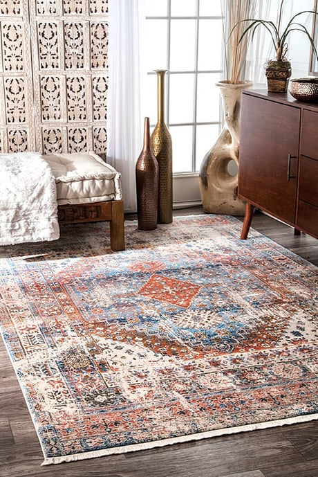 AreaRugs.com Nakra Gpxn63I Blue Rugs.