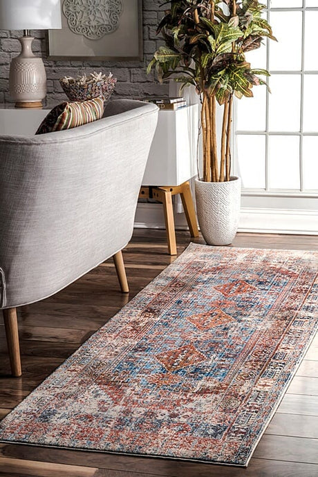 AreaRugs.com Nakra Gpxn63I Blue Rugs.