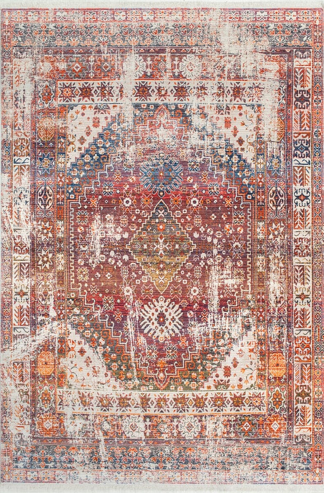 AreaRugs.com Nakra Gpxn63I Rust Rugs.