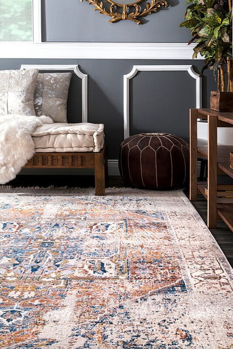 AreaRugs.com Nakra Gpxn68T Ivory Rugs.