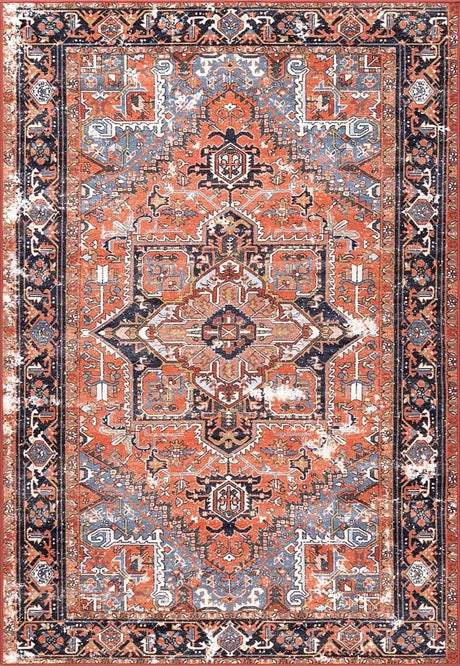 AreaRugs.com Nakra Hcji61I Rust Rugs.