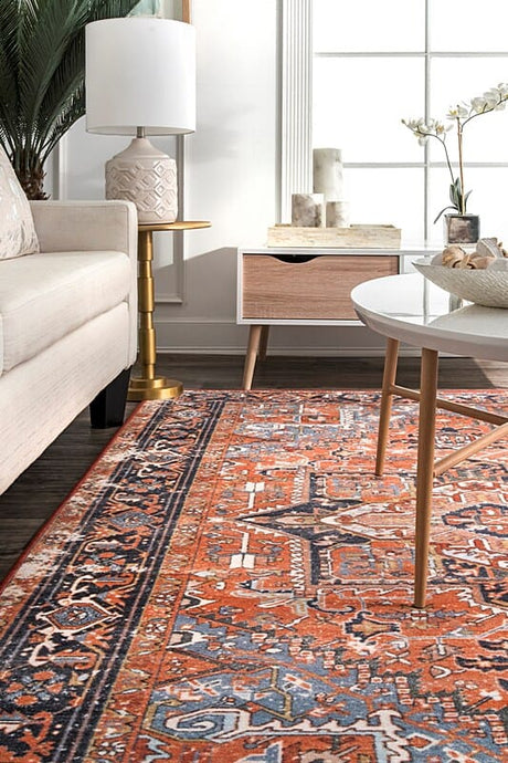 AreaRugs.com Nakra Hcji61I Rust Rugs.