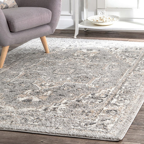 AreaRugs.com Nakra Injh61I Light Gray Rugs.