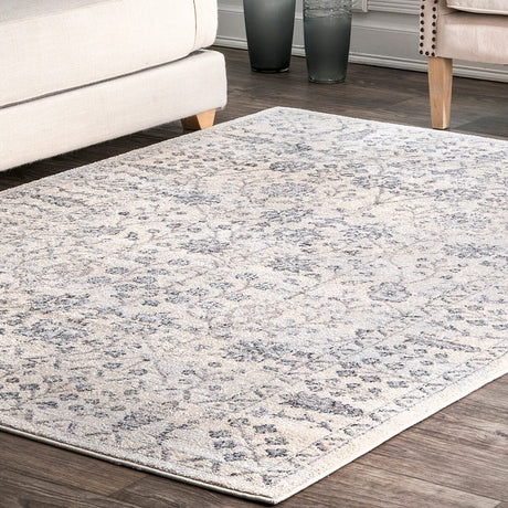 AreaRugs.com Nakra Innp63T Silver Rugs.