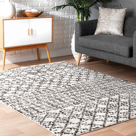 AreaRugs.com Nakra Loni62I Gray Rugs.