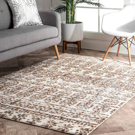 AreaRugs.com Nakra Loni67I Beige Rugs.