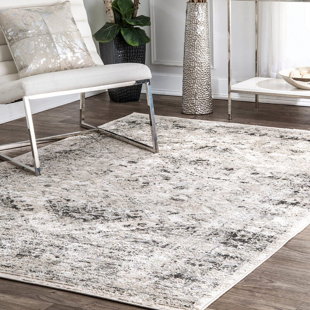 AreaRugs.com Nakra Nvho61T Silver Rugs.