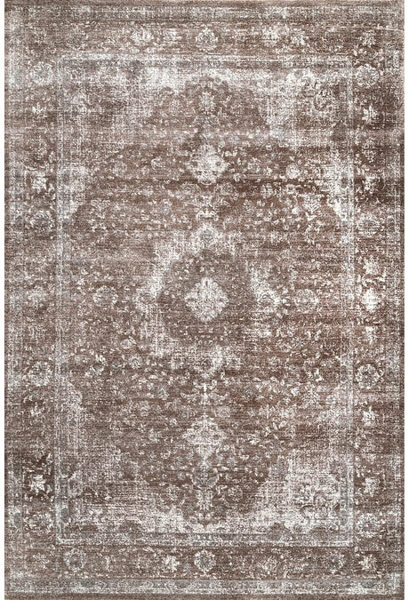 AreaRugs.com Nakra Omit62I Brown Rugs.