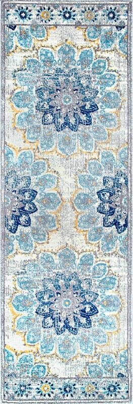 AreaRugs.com Nakra Omth15N Blue Rugs.