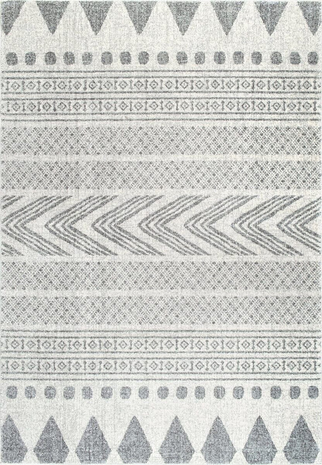 AreaRugs.com Nakra Omth32I Grey Rugs.