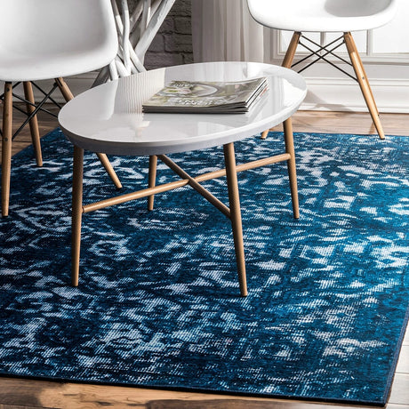 AreaRugs.com Nakra Tcxo60I Teal Rugs.