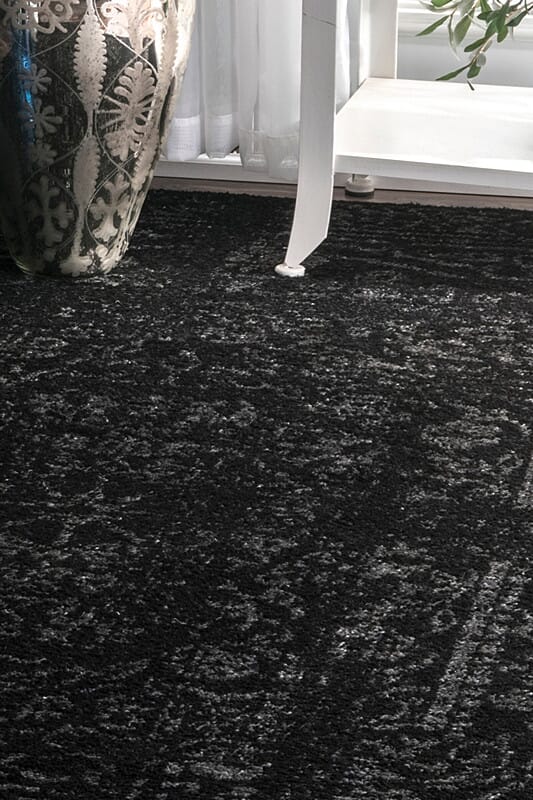 AreaRugs.com Nakra Thjx24T Black Rugs.