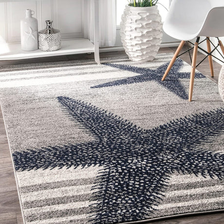 AreaRugs.com Nakra Thua64I Grey Rugs.