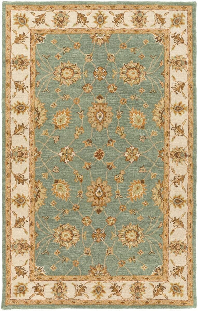 AreaRugs.com Remhala Re1050 Seafoam / Ivory Rugs.