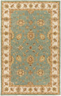 AreaRugs.com Remhala Re1050 Seafoam / Ivory Rugs.