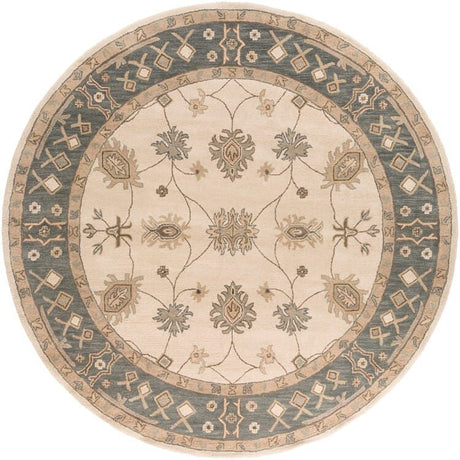 AreaRugs.com Remhala Re1060 Grey / Ivory Rugs.