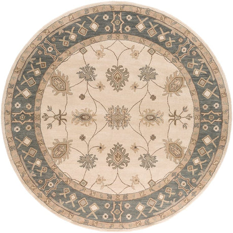 AreaRugs.com Remhala Re1060 Grey / Ivory Rugs.