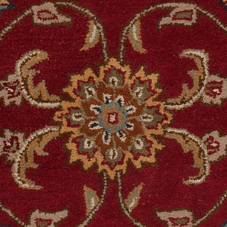 AreaRugs.com Remhala Re1355 Red / Charcoal Rugs.