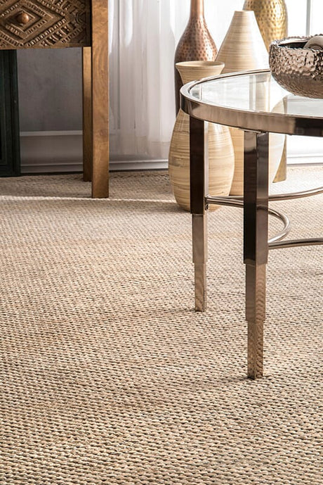 AreaRugs.com Saida Jasg Beige Rugs.