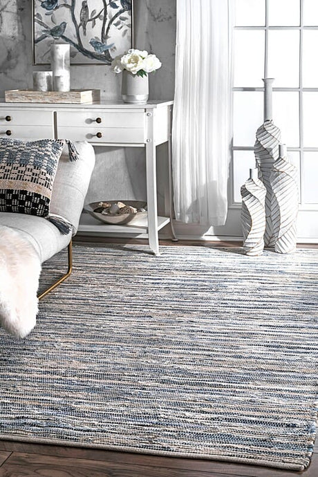 AreaRugs.com Saida Pxhx62I Blue Rugs.