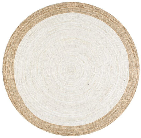 AreaRugs.com Saida Tajt White Rugs.