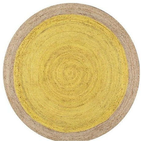 AreaRugs.com Saida Tajt Yellow Rugs.