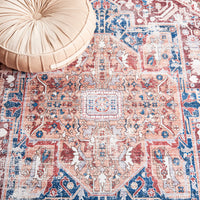 Safavieh Arizona Arz109Q Red/Navy Area Rug