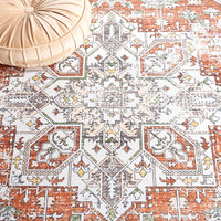 Safavieh Arizona Arz120A Ivory/Rust Area Rug