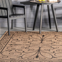 Nuloom Kathleen Owdn03B Brown Area Rug