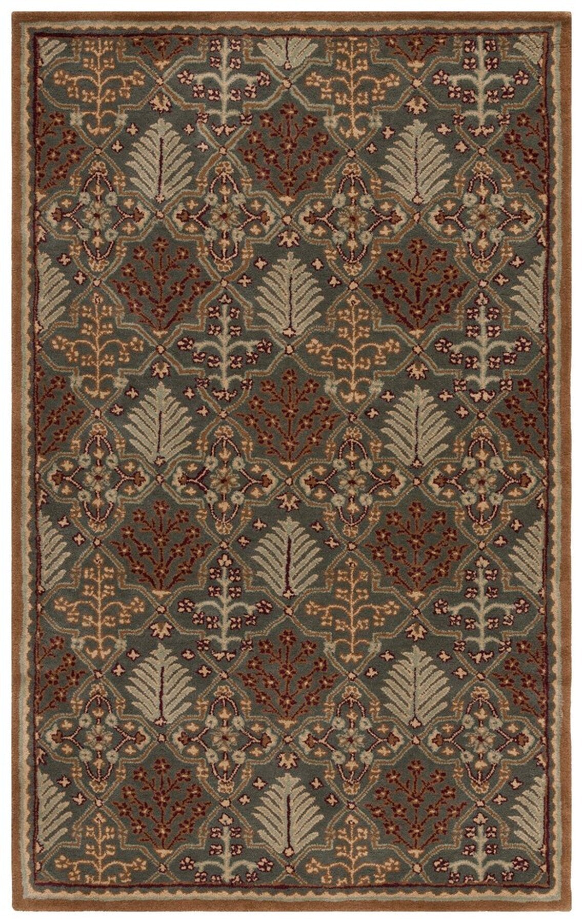 Safavieh Antiquities At613A Light Blue / Gold Rugs