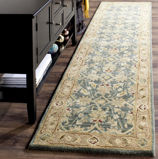 Safavieh Antiquity At849B Teal Blue / Taupe Rugs