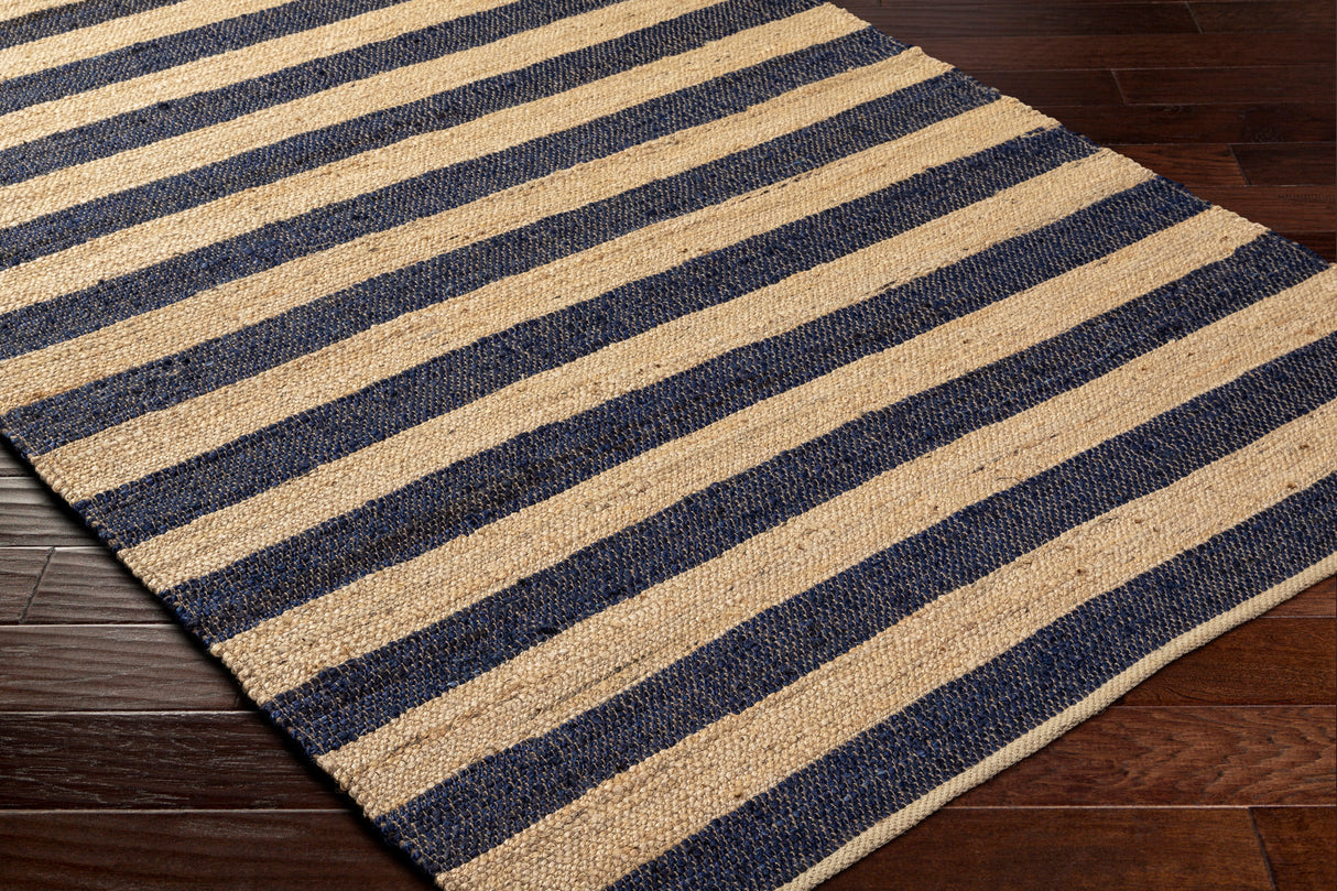 Surya Atina Ata-2302 Steel Grey, Tan, Camel, Black Rug.