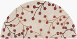 Livabliss Athena Ath-5053 Burgundy, Camel, Dark Brown Rugs - novelty flat view
