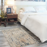 Nourison Quarry Qua01 Beige/Grey Rug